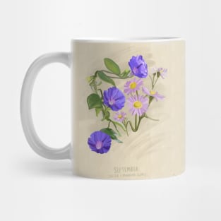 September Flower Birth Month Illustration Mug